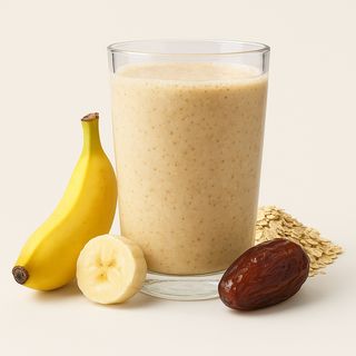 Jus de banane, avoine et dattes (G) عصير البنان بالشوفان والتمر 