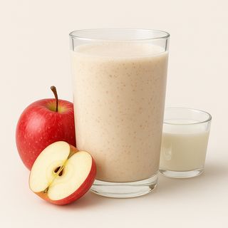 Jus de pomme au lait  (P) عصير التفاح بالحليب 