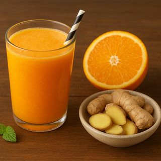 Jus gingembre (P) // عصير الزنجبيل بالبرتقال 