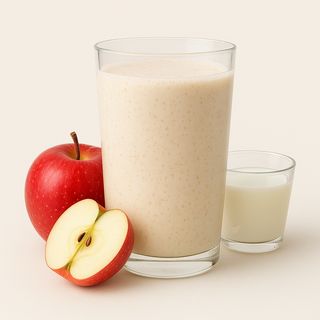Jus pomme au lait (G)حليب التفاح بالحليب 