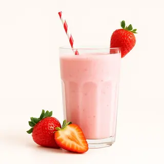 Jus de fraise au lait (G)