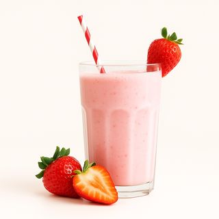 Jus de fraise au lait (G)