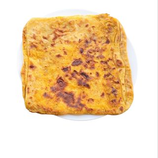 مسمن عامر بالشحمة والبصل وفلفل  /Msemen marocain farci 