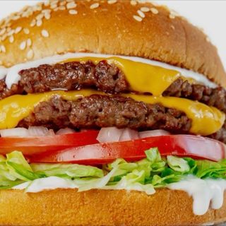 double cheese burger