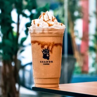 Salted caramel frappe