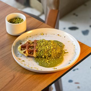 Pistachio waffel 
