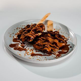 Dark waffel sticks