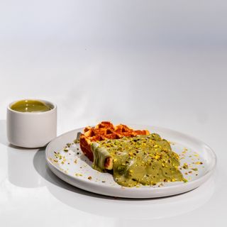 Pistachio waffel 