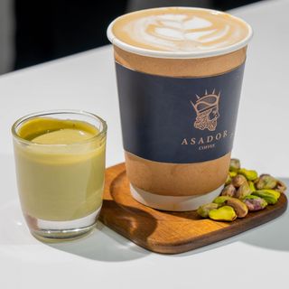 Latte pistachio