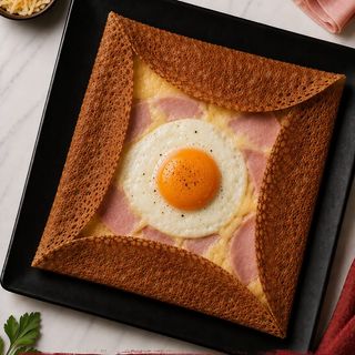 Galette La Complète Accompagné de son Coleslaw Maison