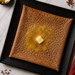 Galette Sarrasin Nature, Accompagné de son Coleslaw Maison