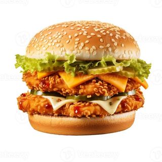 Double chicken Burger