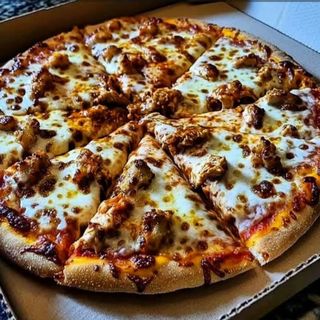 Pizza viande hachée 