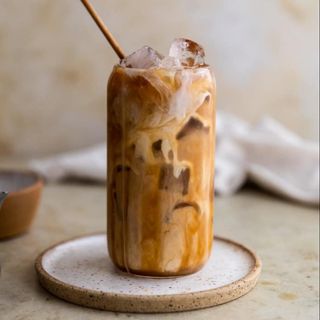 Ice coffee caramel