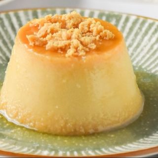 Flan turron 