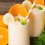 Jus de banane orange