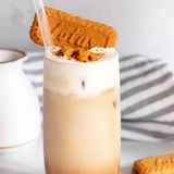 Ice coffee lotus