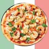 Pizza fruits de mer