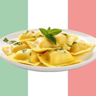 Ravioli à la crème