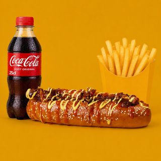 Menu Beef Hot Dog