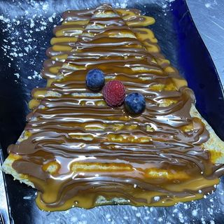 Crêpe Nutella caramel