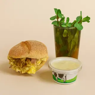 Mhiricha luncheon fromage rouge + Thé + Raib