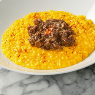 Risotto Zafferano Con Agnello
