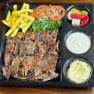 Plat chawarma viande