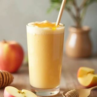 Jus de pomme au lait