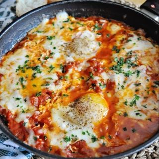 Omelette sauce tomate petite