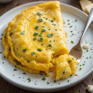 Omelette au fromage