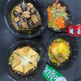 Double tajine viande et poulet