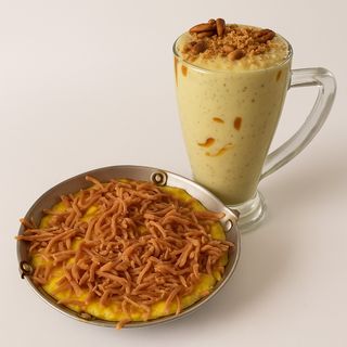 Mkila omelette luncheon + Jus d'avocat fruits secs