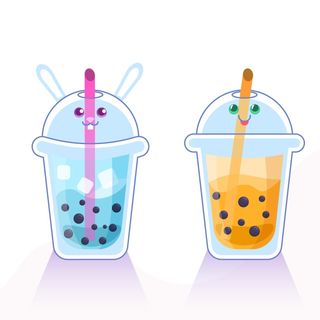 Bubble Tea Avec jus D'ananas