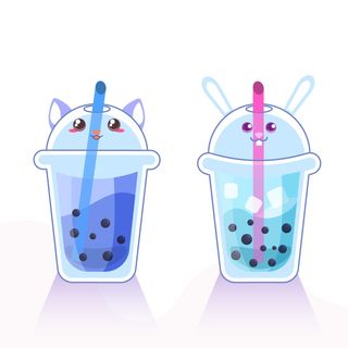 Bubble Tea Avec jus de Kiwi