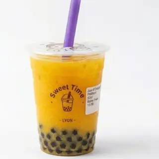 Bubble tea avec jus d’orange