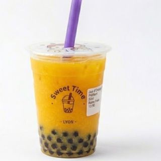 Bubble tea avec jus d’orange