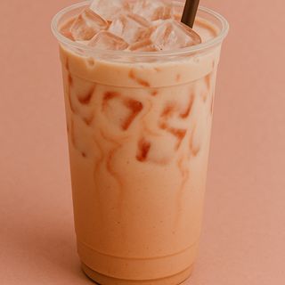 ice latte fraise
