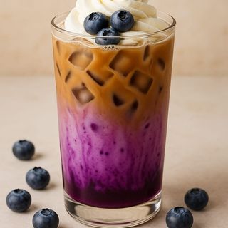 ice latte blue berry