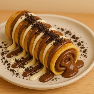 CREPE ROLLS OReo Nutella et chocolat BLANC