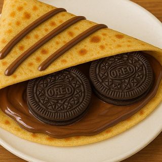 Crêpe oreo nutella