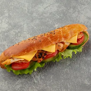 Sandwich Poulet ( Servi avec frites)