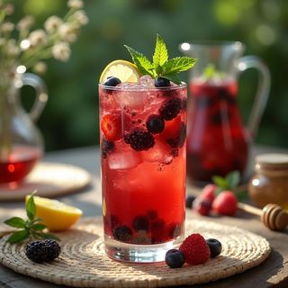 Iced Tea Fruits Rouges
