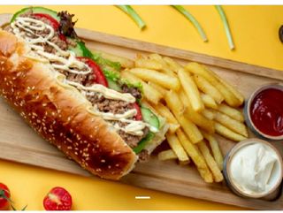 Sandwich viande hachée