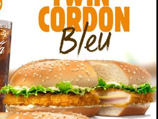 Cordon bleu burger