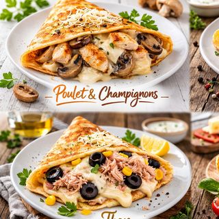 “Duo Salé – 2 Crêpes Salées”