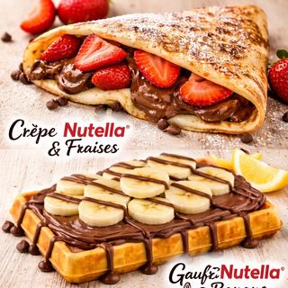 Duo Sucré ( Crêpe ou Gaufre )