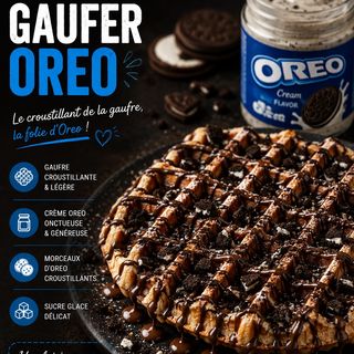 Gaufre Oreo