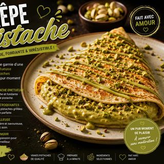 Crêpe Pistache