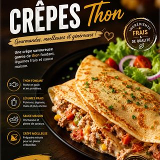 Crepes thon